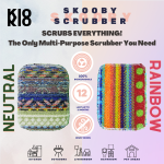 Skooby Original Scrubber – durable, non-scratch multi-purpose cleaning pad for kitchen, bathroom, and household use
